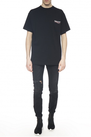 Jeansy z dziurą, zdjęcie 2 Jeansy z dziurą od Balenciaga